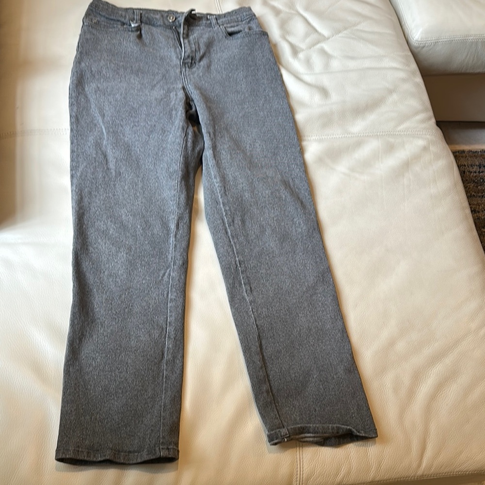 Style & Co. Gray Straight Leg Jeans